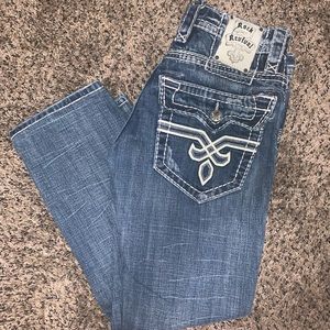 Men’s Rock Revival Straight Jeans